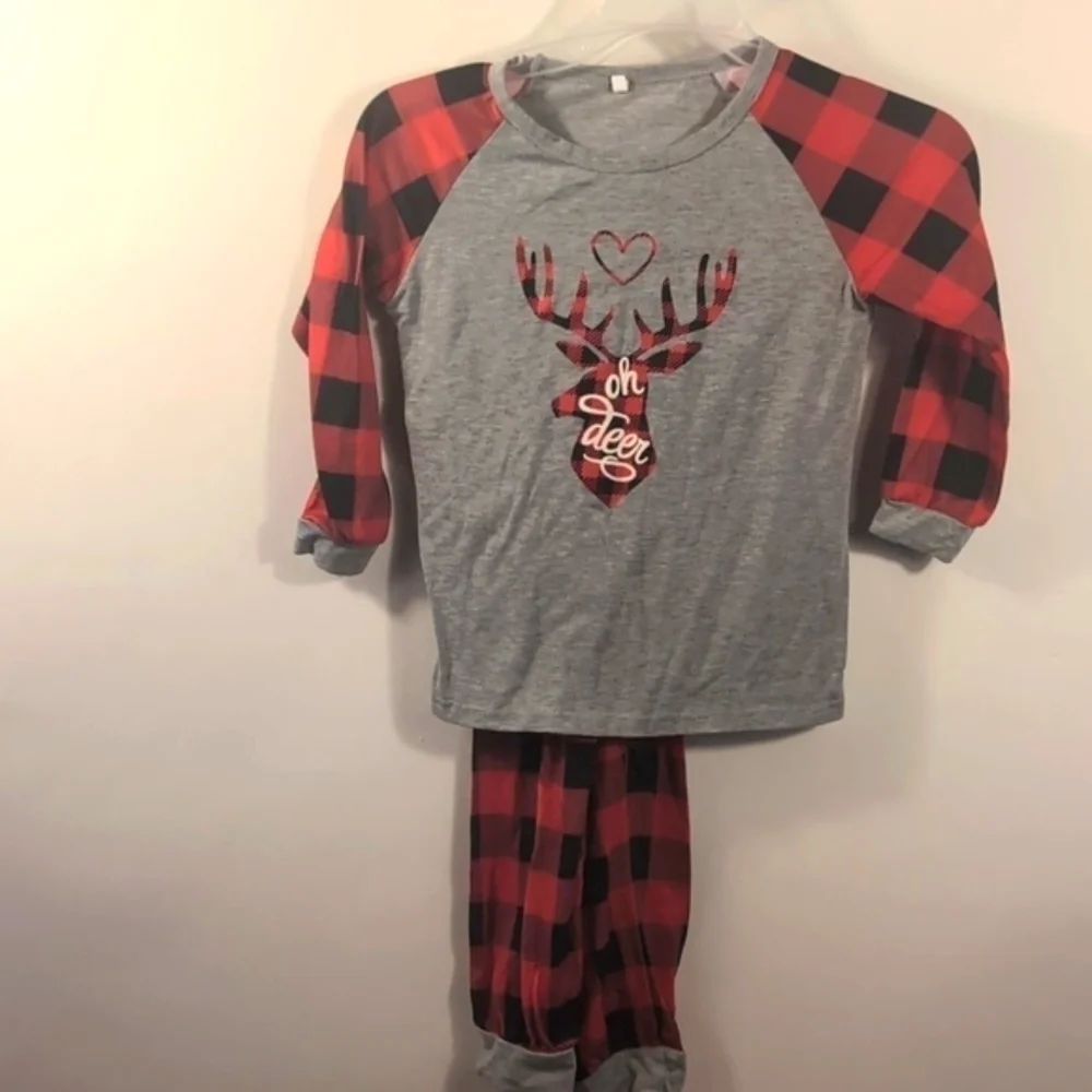 Boys 12M Christmas Pajamas Sleeper Footie Set